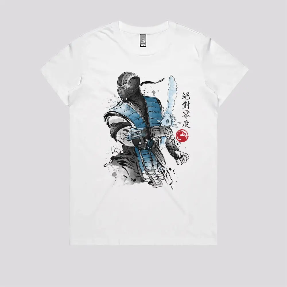 Ice Warrior Sumi-e T-Shirt Hoodie, Sweatshirt | CiraTrend.com (Image 3)