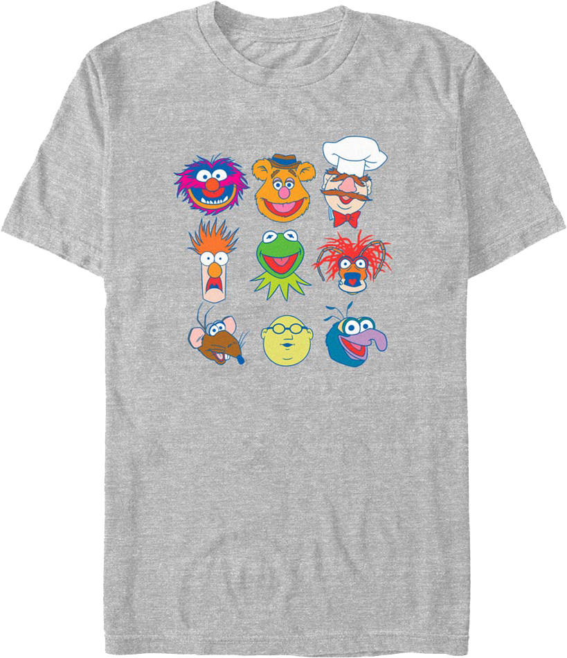 Iconic Faces Muppets T-Shirt Hoodie, Sweatshirt | CiraTrend.com (Image 1)