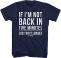 If I'm Not Back In Five Minutes Ace Ventura T-Shirt Hoodie, Sweatshirt | CiraTrend.com (Image 1)