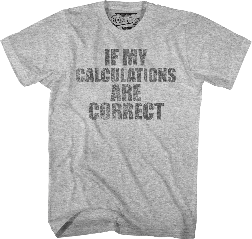 If My Calculations Are Correct Back To The Future T-Shirt Hoodie, Sweatshirt | CiraTrend.com (Image 1)