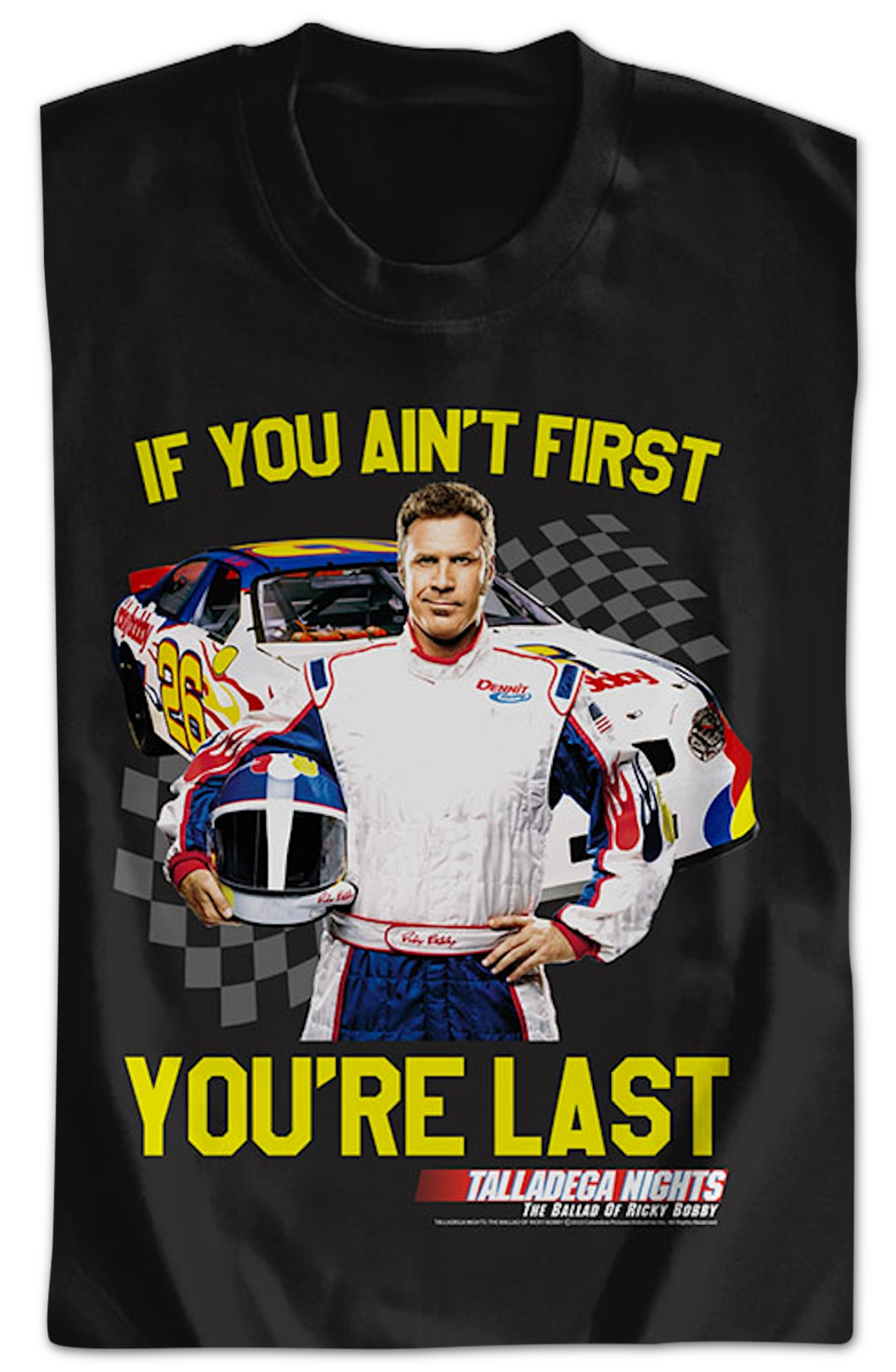 If You Ain't First You're Last Talladega Nights Sweatshirt T-Shirts, Hoodie | CiraTrend.com (Image 2)