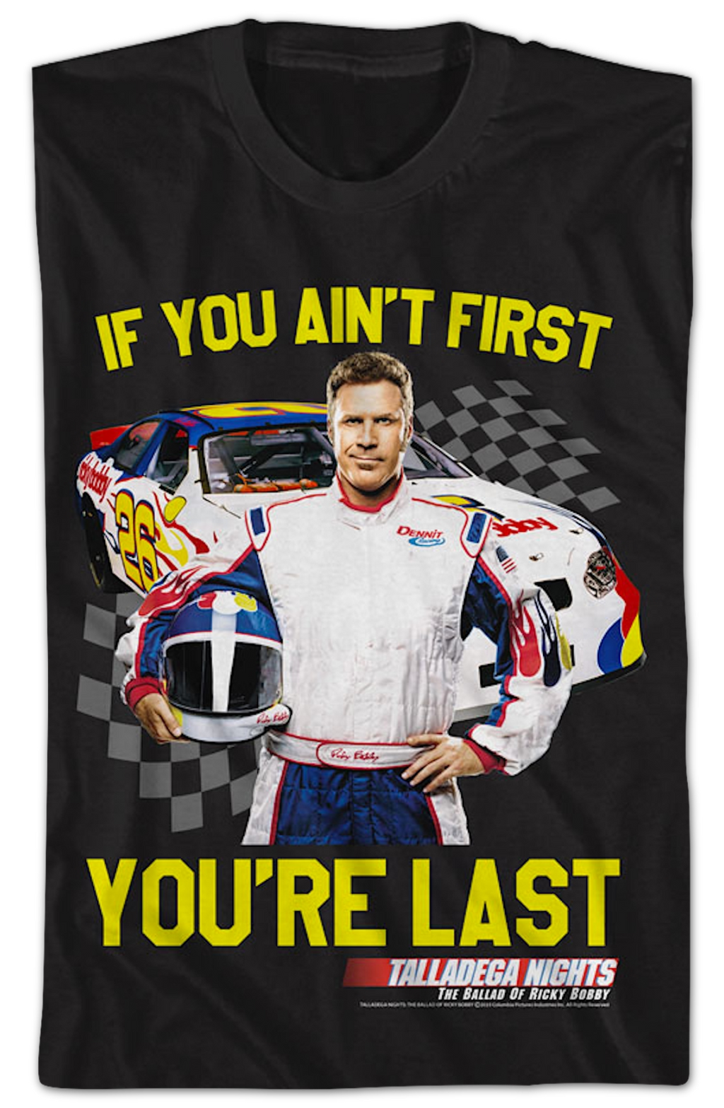 If You Ain't First You're Last Talladega Nights T-Shirt Hoodie, Sweatshirt | CiraTrend.com (Image 2)