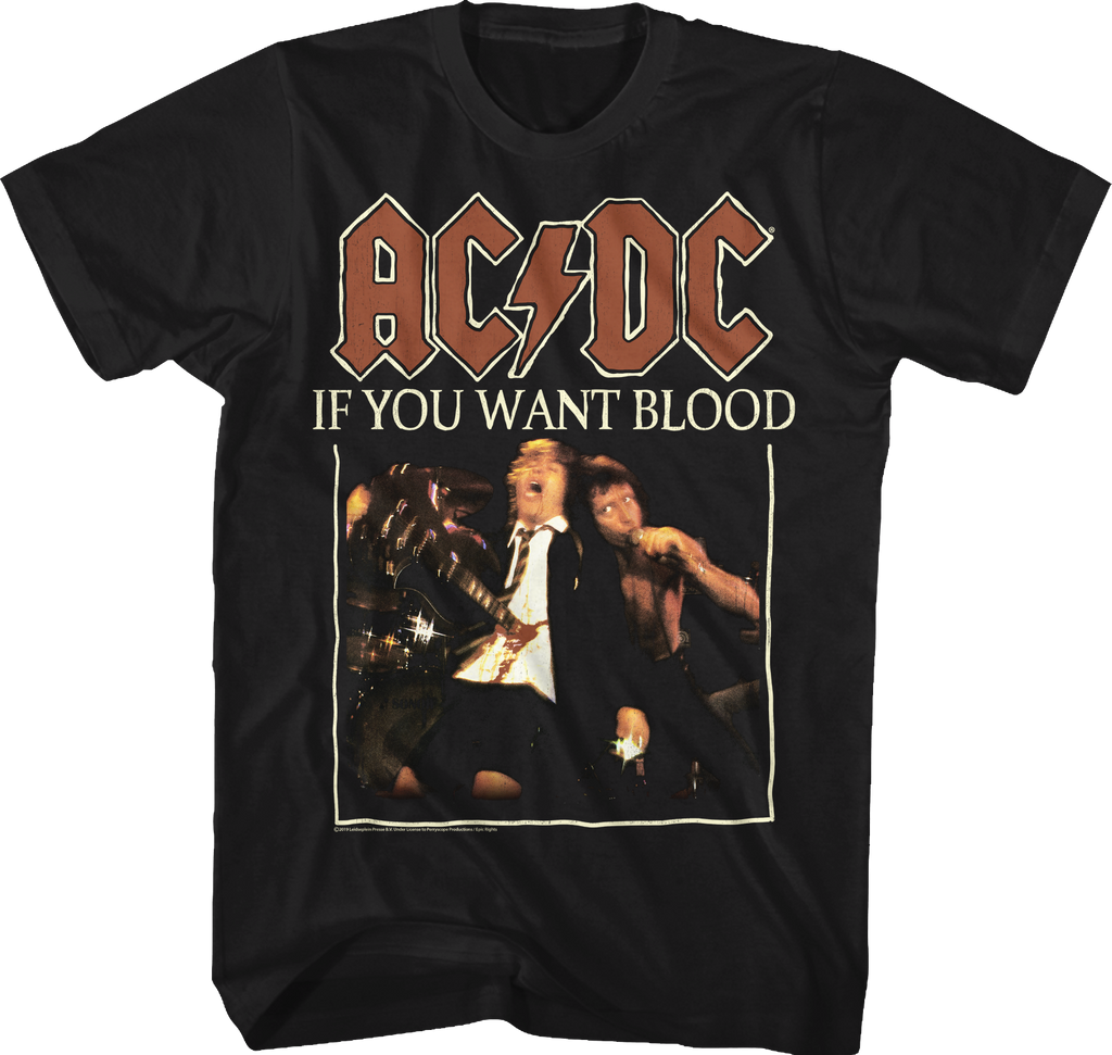 If You Want Blood ACDC T-Shirt Hoodie, Sweatshirt | CiraTrend.com (Image 1)