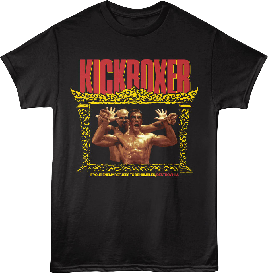 If Your Enemy Refuses To Be Humbled, Destroy Him Kickboxer T-Shirt Hoodie, Sweatshirt | CiraTrend.com (Image 1)