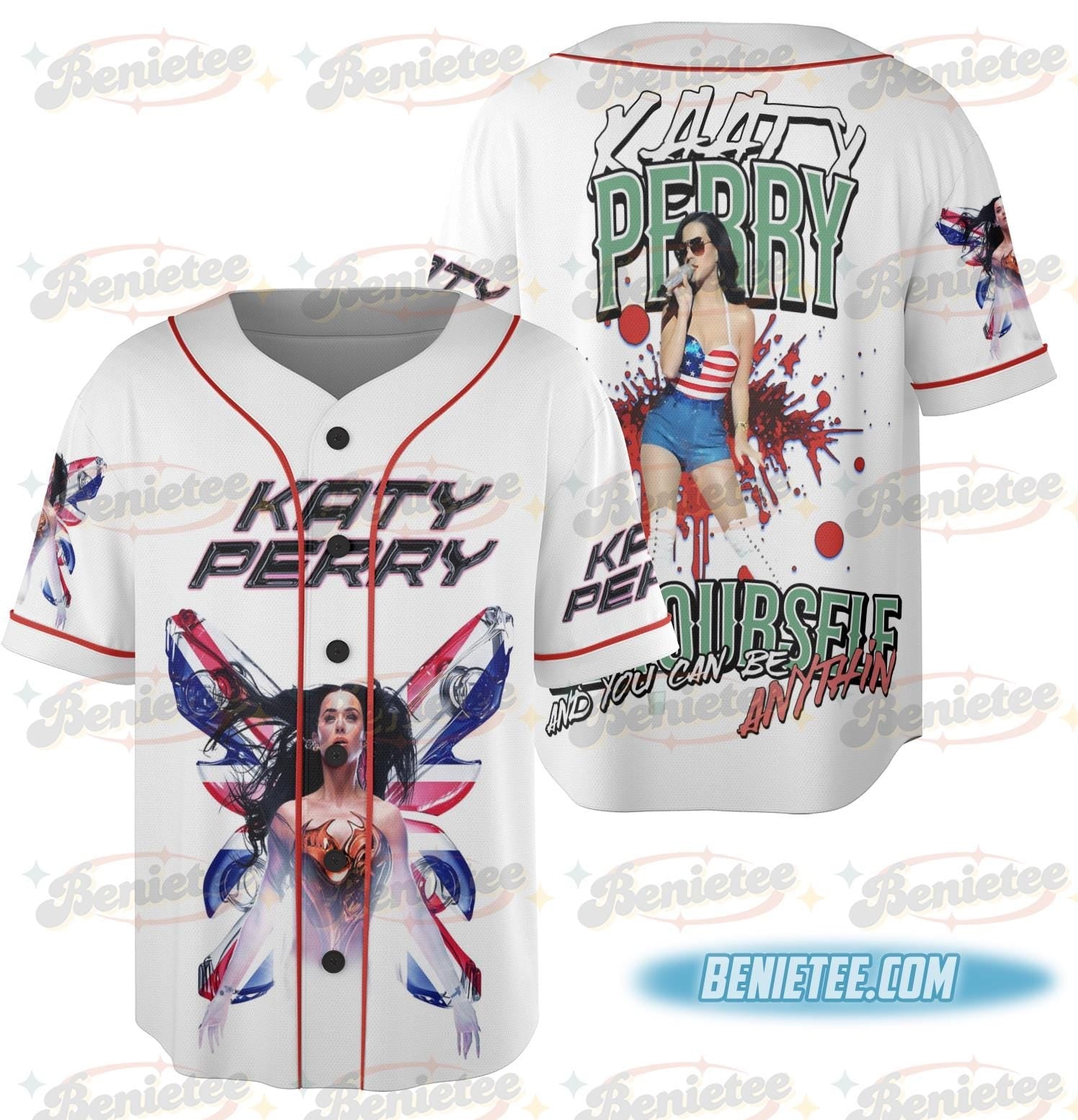 2025 Katy Perry The Lifetime Tour Baseball Jersey, Katy Perry Tee, Katy Perry Fan Gift
