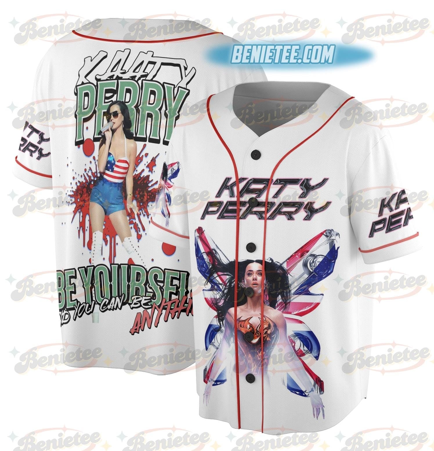 2025 Katy Perry The Lifetime Tour Baseball Jersey, Katy Perry Tee, Katy Perry Fan Gift