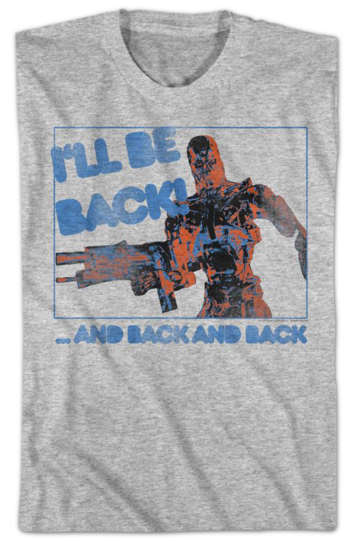 I'll Be Back And Back And Back Terminator T-Shirt Hoodie, Sweatshirt | CiraTrend.com (Image 2)