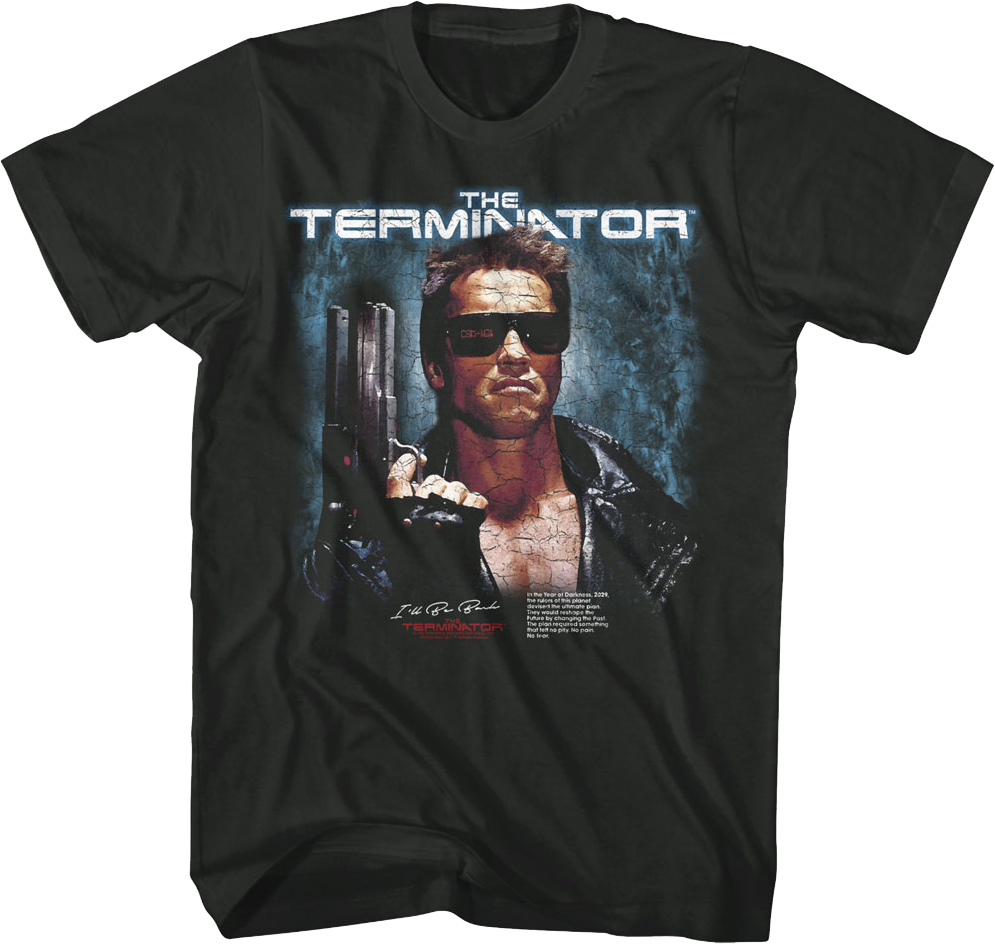 I'll Be Back Photo Terminator T-Shirt Hoodie, Sweatshirt | CiraTrend.com (Image 1)