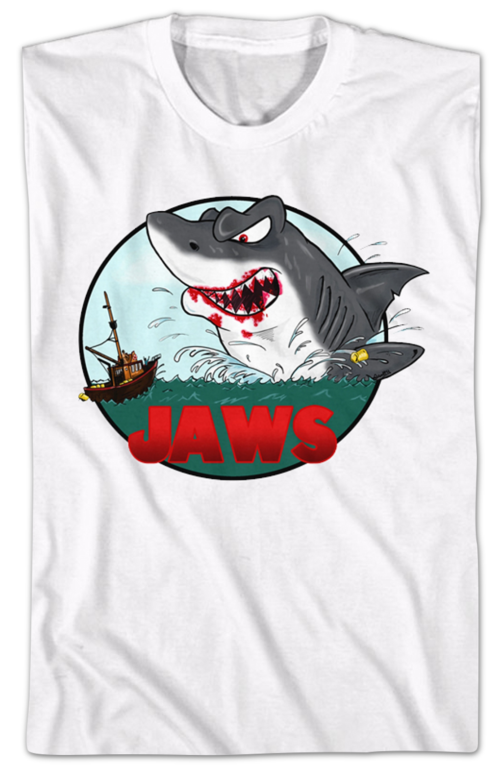 Illustrated Attack Jaws T-Shirt Hoodie, Sweatshirt | CiraTrend.com (Image 2)