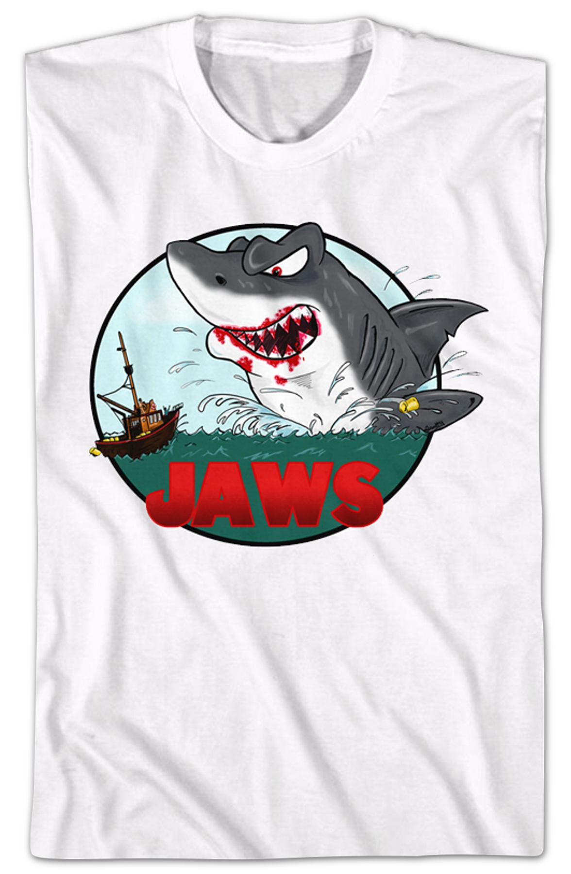 Illustrated Attack Jaws T-Shirt Hoodie, Sweatshirt | CiraTrend.com (Image 2)