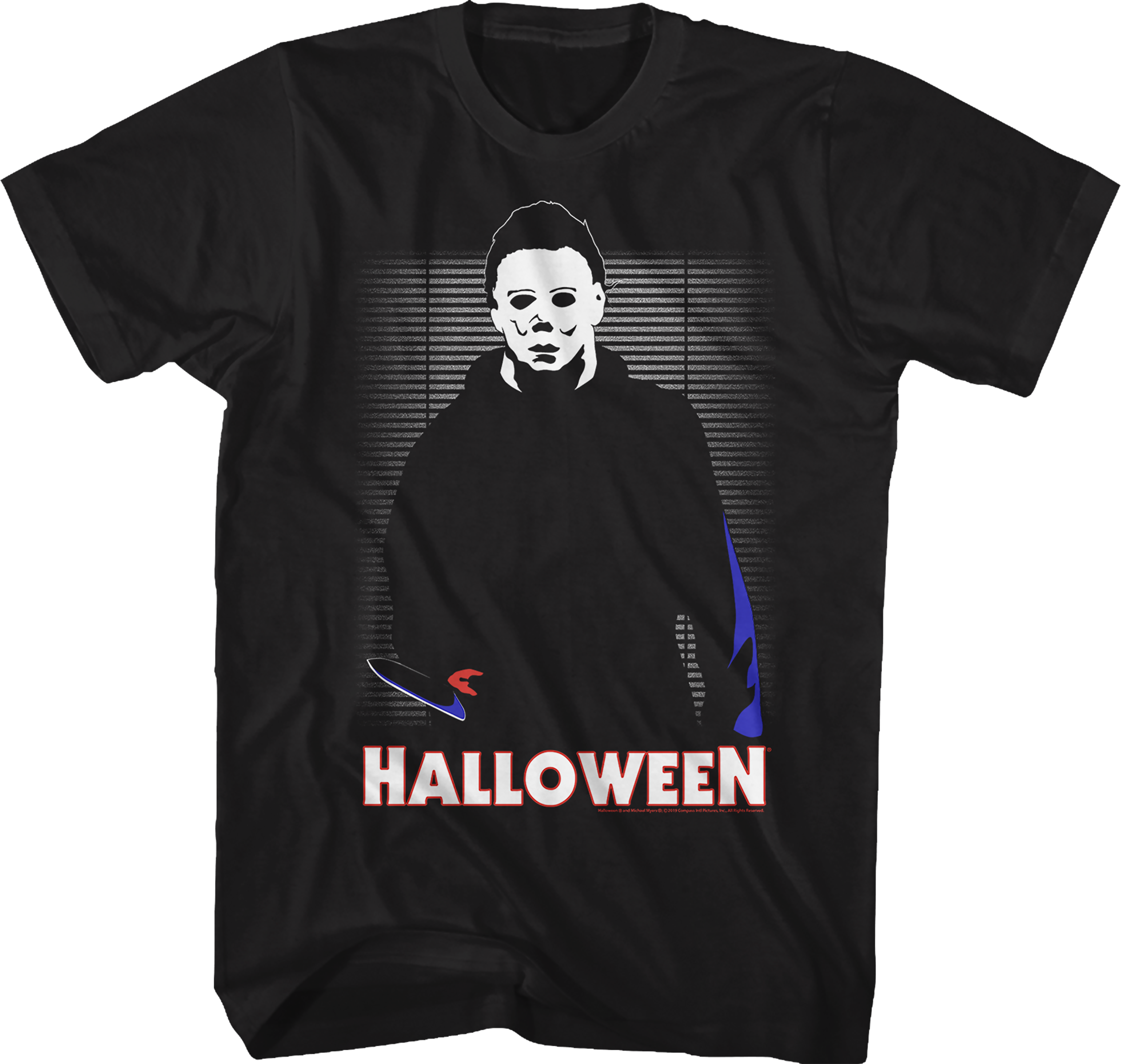 Illustrated Michael Myers Halloween T-Shirt Hoodie, Sweatshirt | CiraTrend.com (Image 1)
