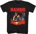 Illustrated Poster First Blood Part II Rambo T-Shirt Hoodie, Sweatshirt | CiraTrend.com (Image 1)