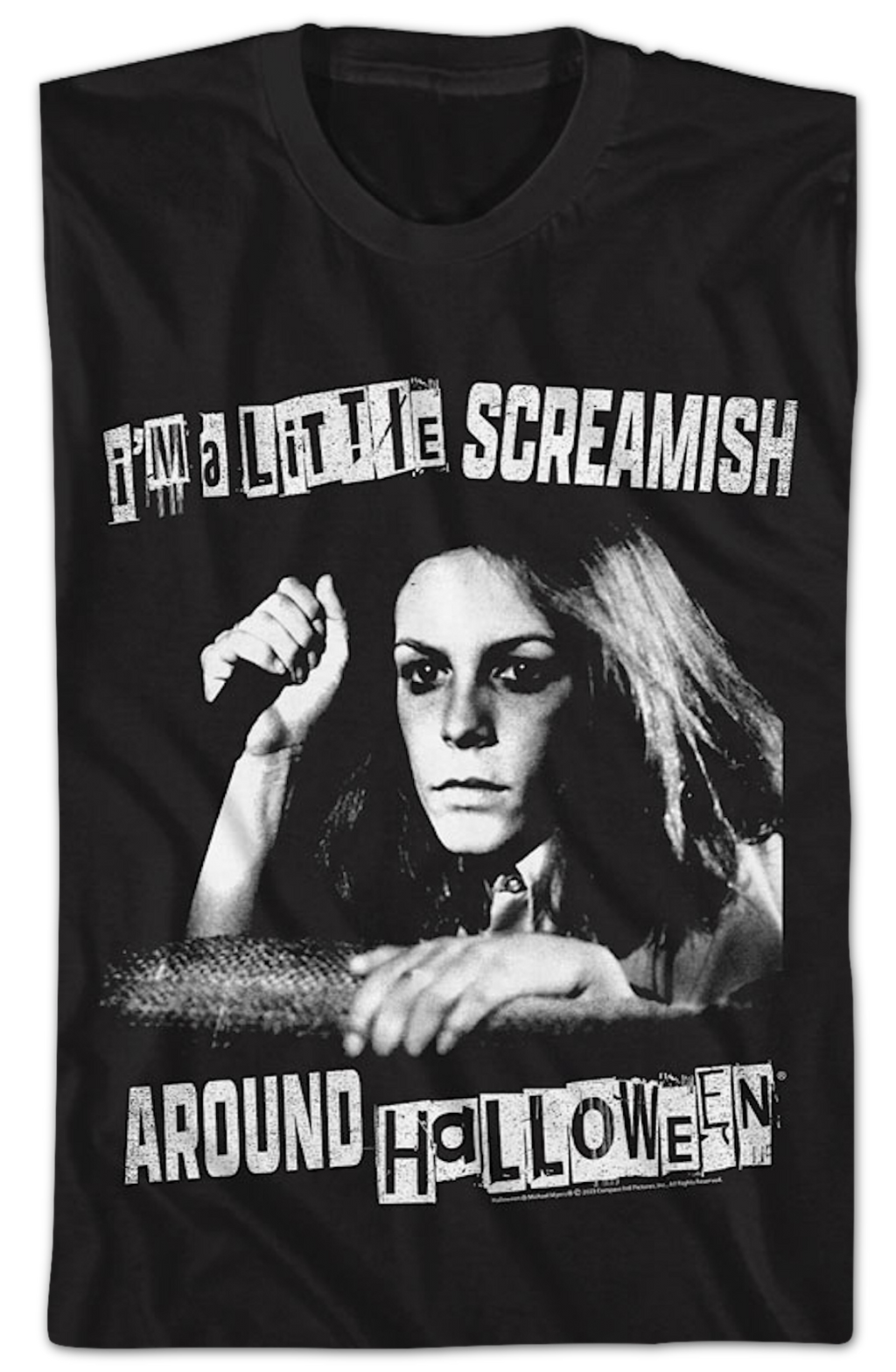 I'm A Little Screamish Around Halloween T-Shirt Hoodie, Sweatshirt | CiraTrend.com (Image 2)
