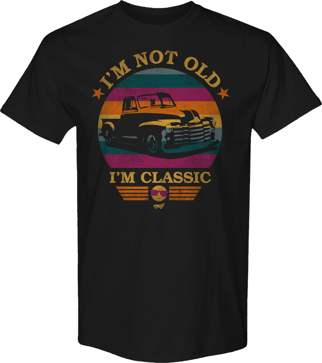 I'm Not Old I'm Classic Emoji T-Shirt Hoodie, Sweatshirt | CiraTrend.com (Image 1)
