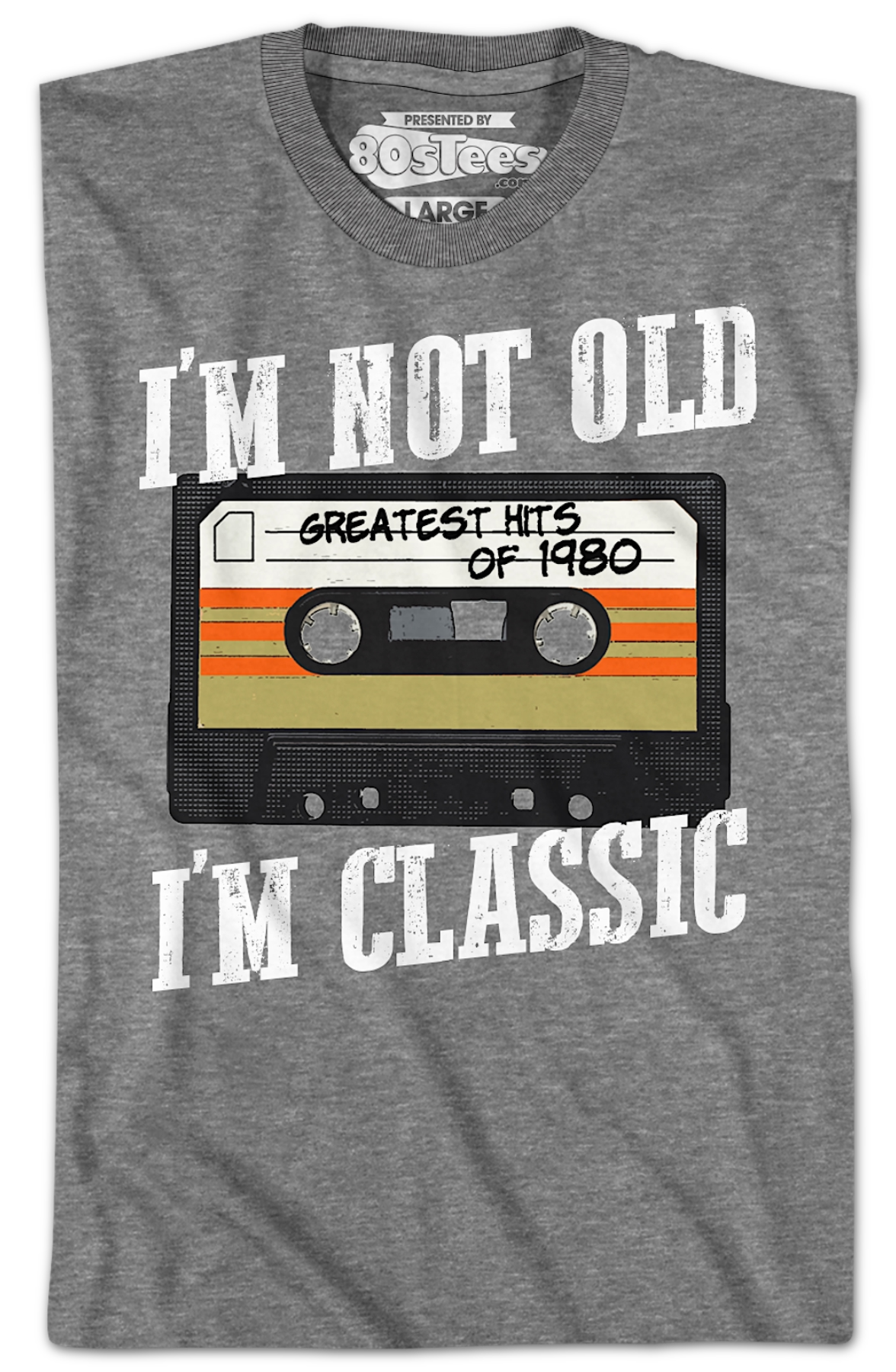 I'm Not Old I'm Classic Greatest Hits Of 1980 T-Shirt Hoodie, Sweatshirt | CiraTrend.com (Image 2)