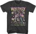 I'm Your Baby Tonight Stars & Motorcycle Whitney Houston T-Shirt Hoodie, Sweatshirt | CiraTrend.com (Image 1)