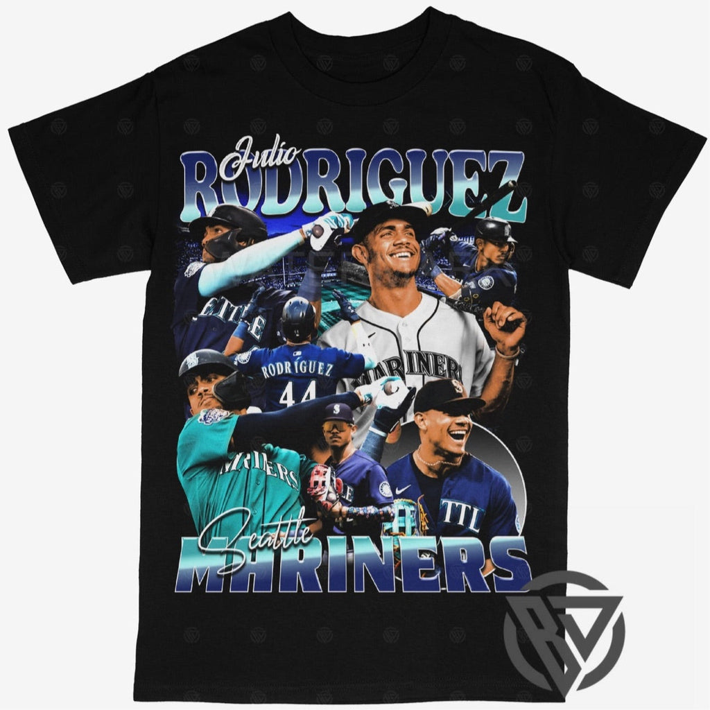 Julio Rodriguez Tee Shirt Seattle Mariners MLB Baseball Hoodie, Sweatshirt | CiraTrend.com (Image 1)
