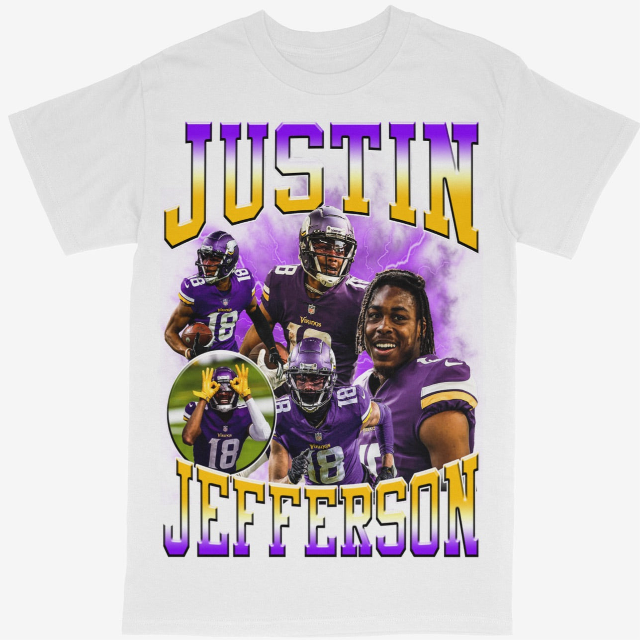 Justin Jefferson Tee Hoodie, Sweatshirt | CiraTrend.com (Image 2)