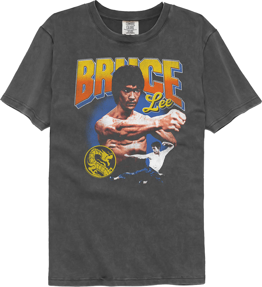Impact Collage Bruce Lee Comfort Colors Brand T-Shirt Hoodie, Sweatshirt | CiraTrend.com (Image 1)