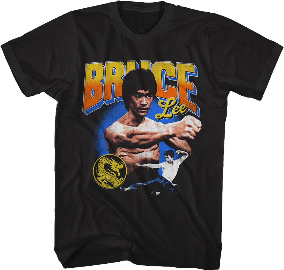 Impact Collage Bruce Lee T-Shirt Hoodie, Sweatshirt | CiraTrend.com (Image 1)