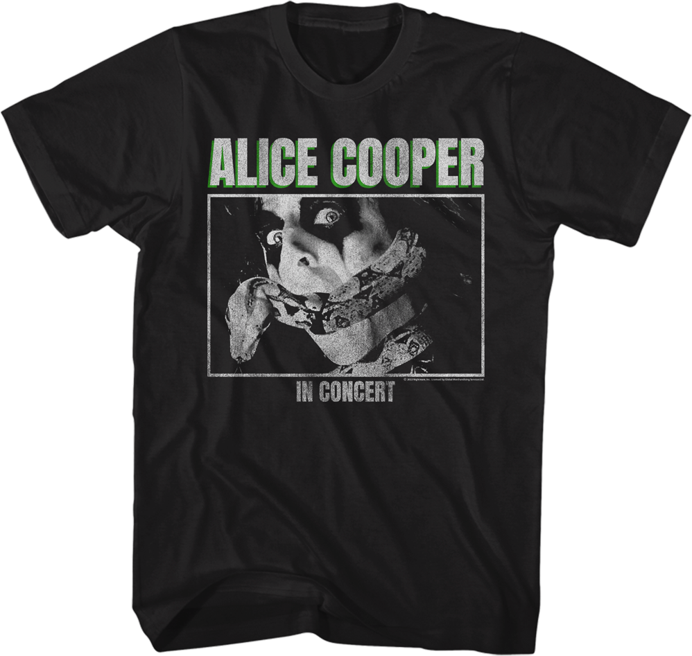In Concert Alice Cooper T-Shirt Hoodie, Sweatshirt | CiraTrend.com (Image 1)
