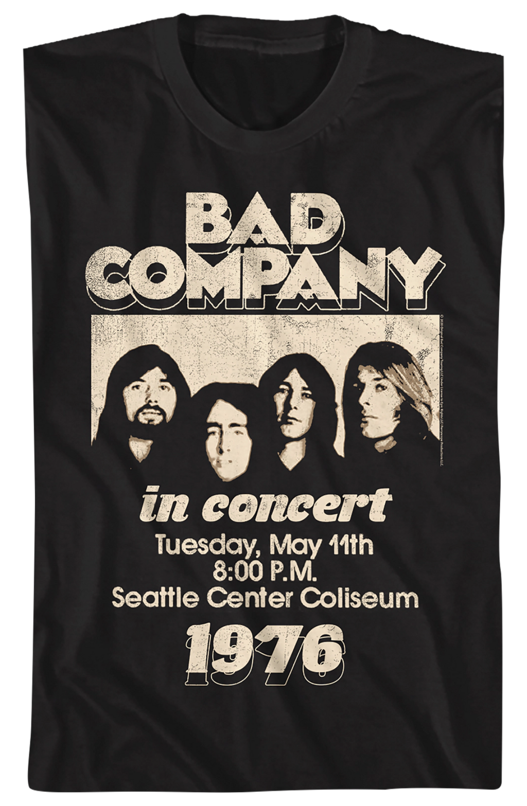 In Concert Bad Company T-Shirt Hoodie, Sweatshirt | CiraTrend.com (Image 2)