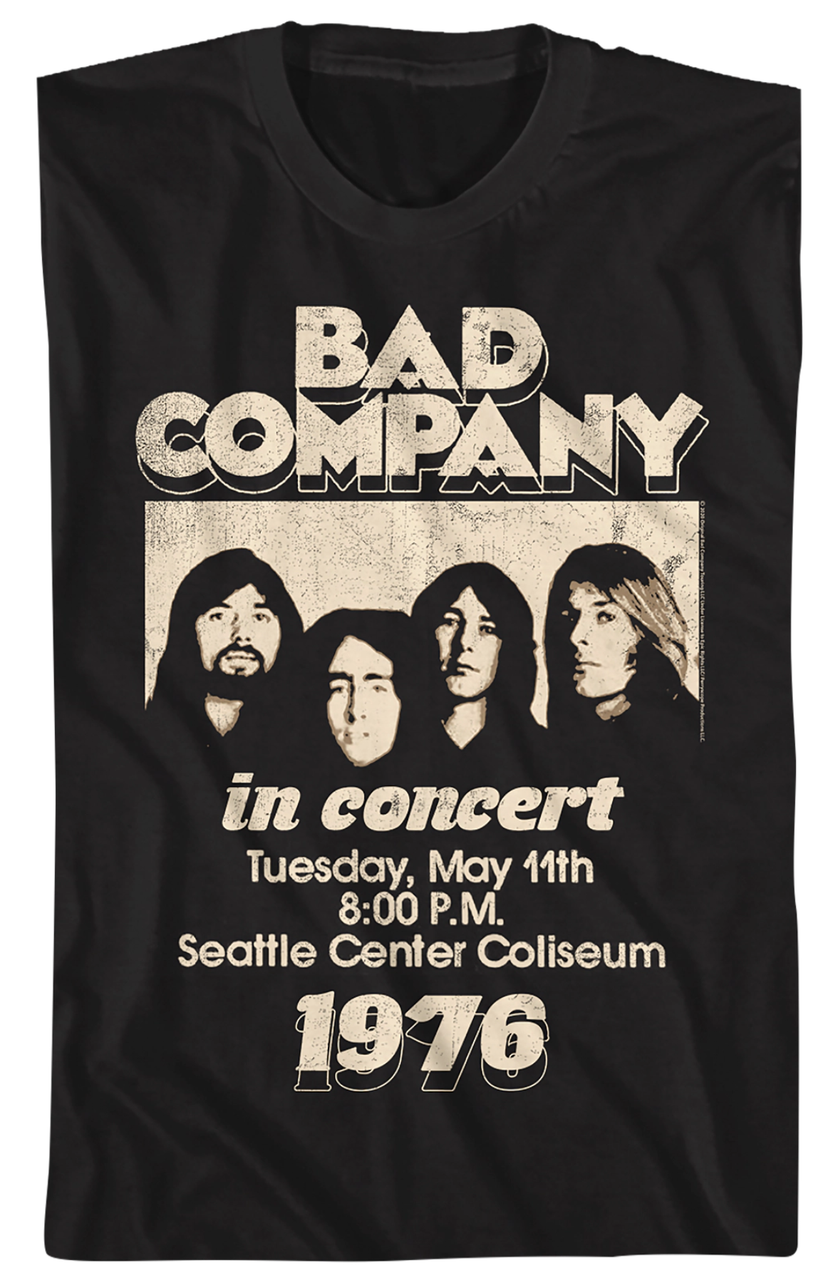 In Concert Bad Company T-Shirt Hoodie, Sweatshirt | CiraTrend.com (Image 2)