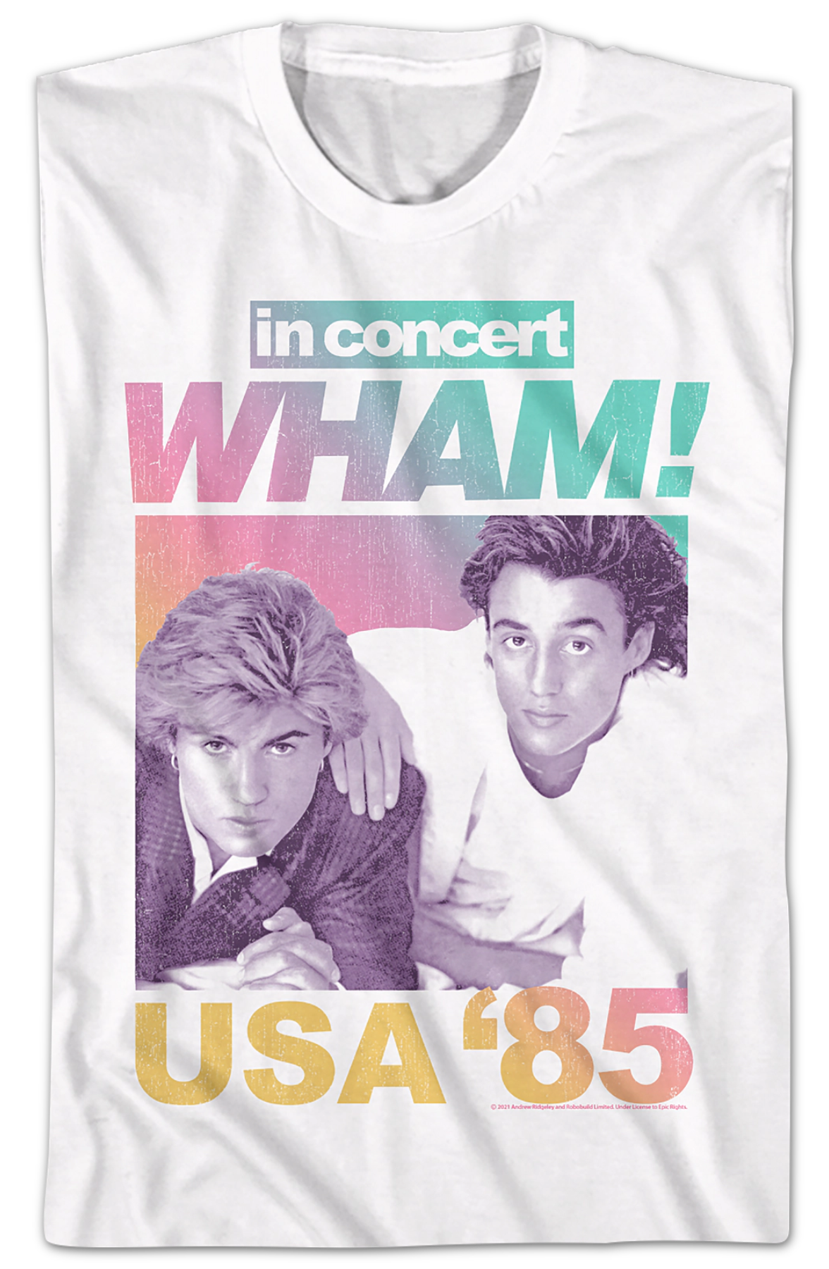 Concert USA '85 Wham T-Shirts, Hoodie, Sweatshirt