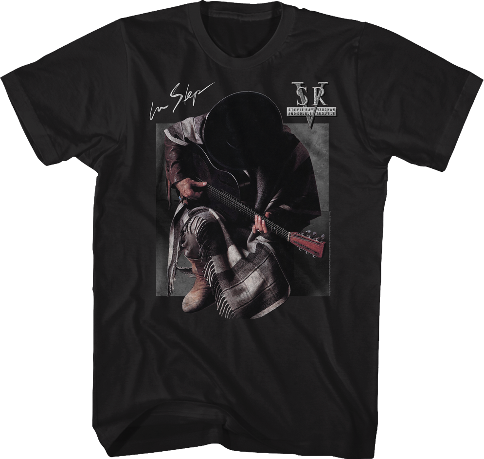 In Step Stevie Ray Vaughan T-Shirt Hoodie, Sweatshirt | CiraTrend.com (Image 1)