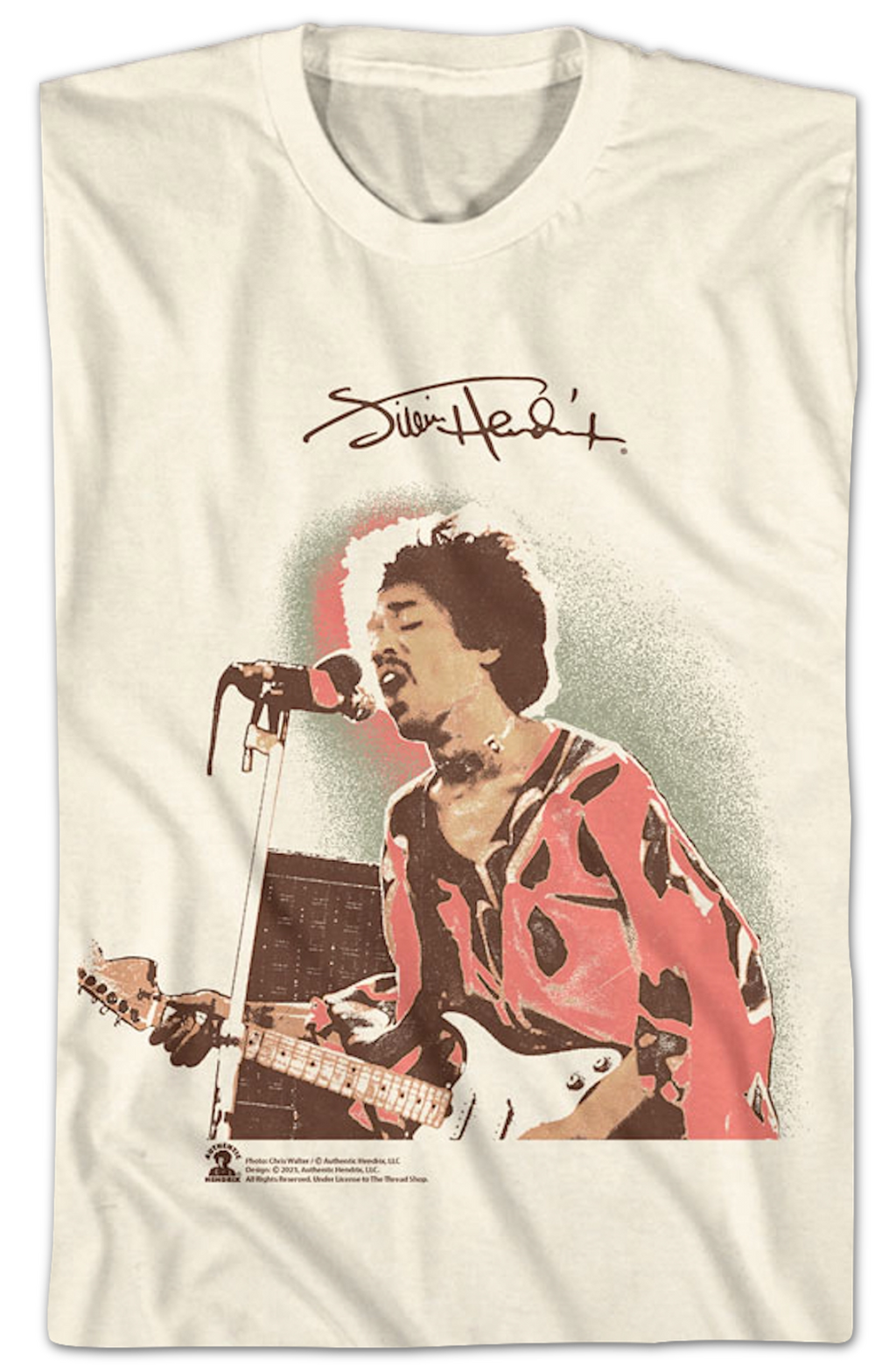 In The Spotlight Jimi Hendrix T-Shirt Hoodie, Sweatshirt | CiraTrend.com (Image 2)