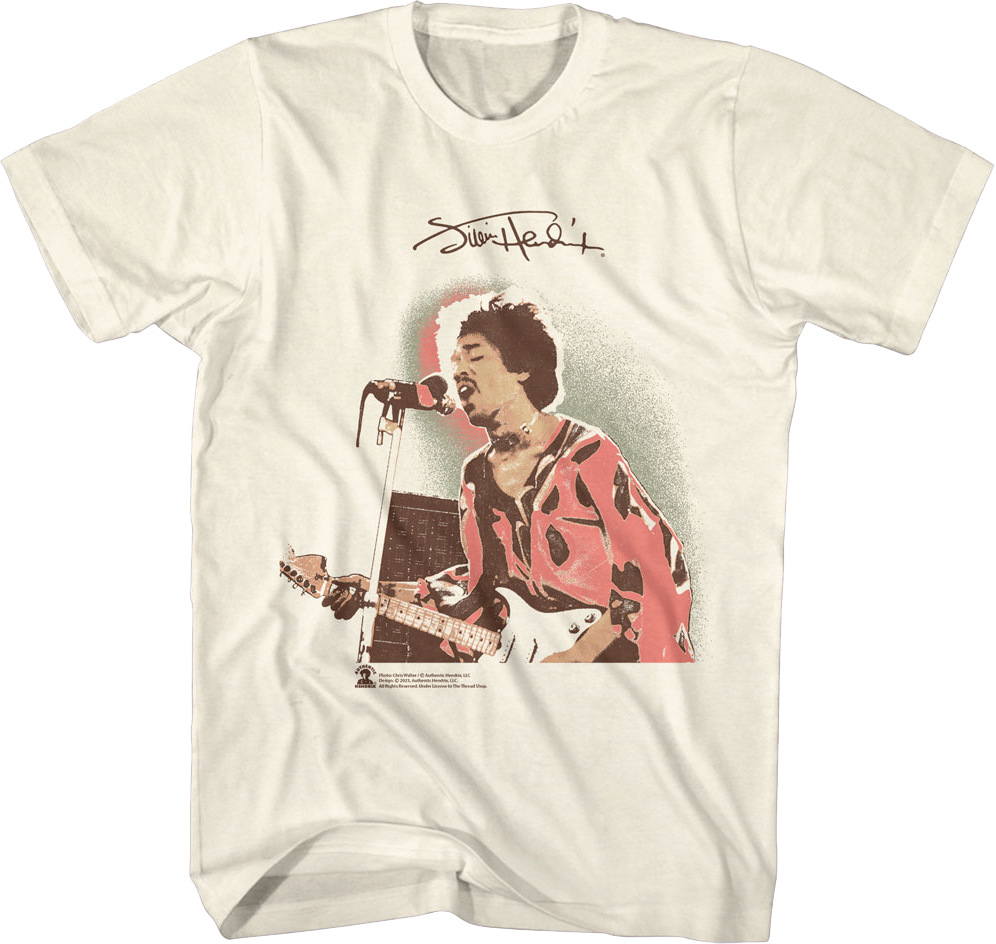 In The Spotlight Jimi Hendrix T-Shirt Hoodie, Sweatshirt | CiraTrend.com (Image 1)