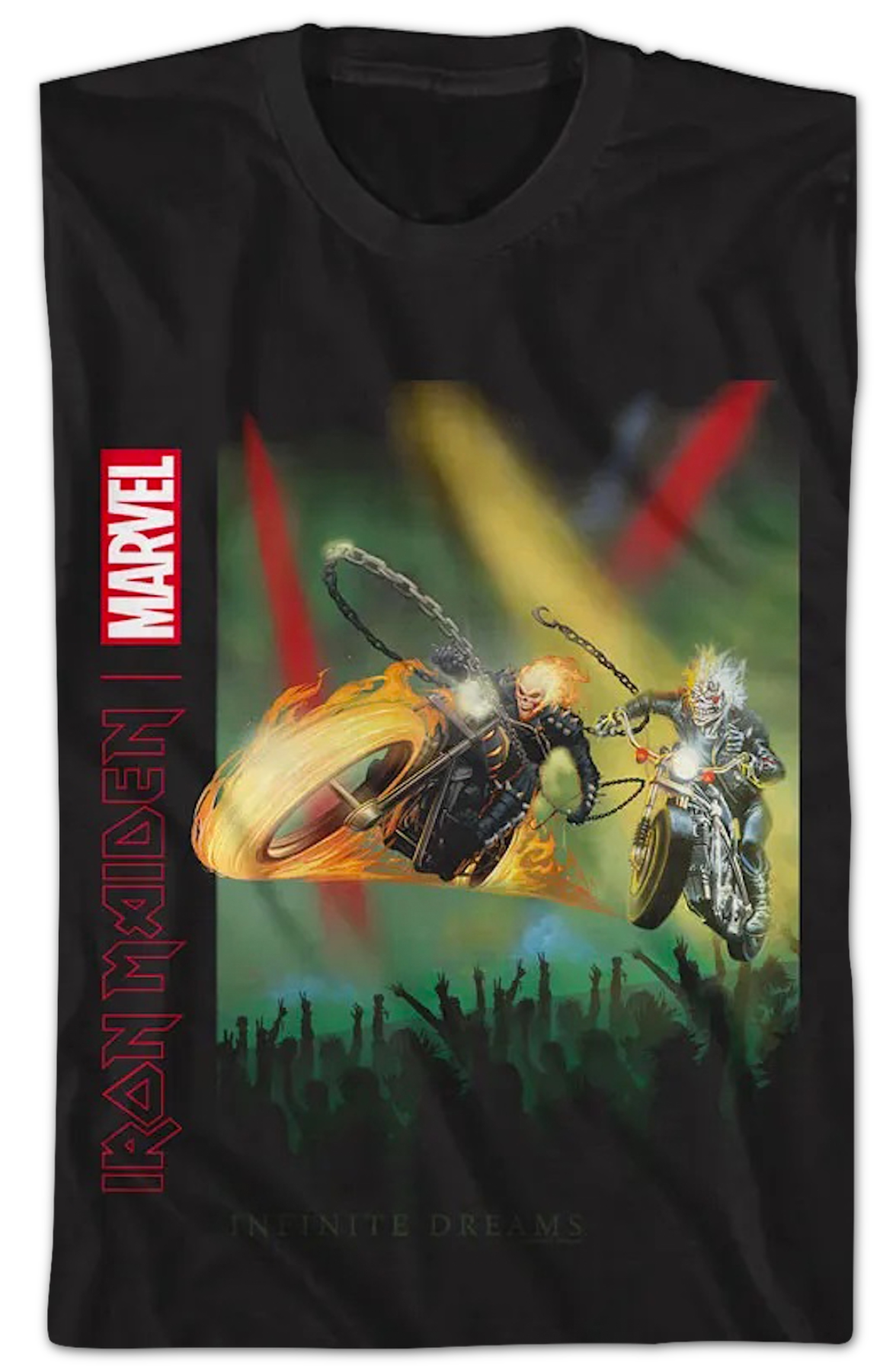 Infinite Dreams Ghost Rider & Iron Maiden T-Shirt Hoodie, Sweatshirt | CiraTrend.com (Image 2)