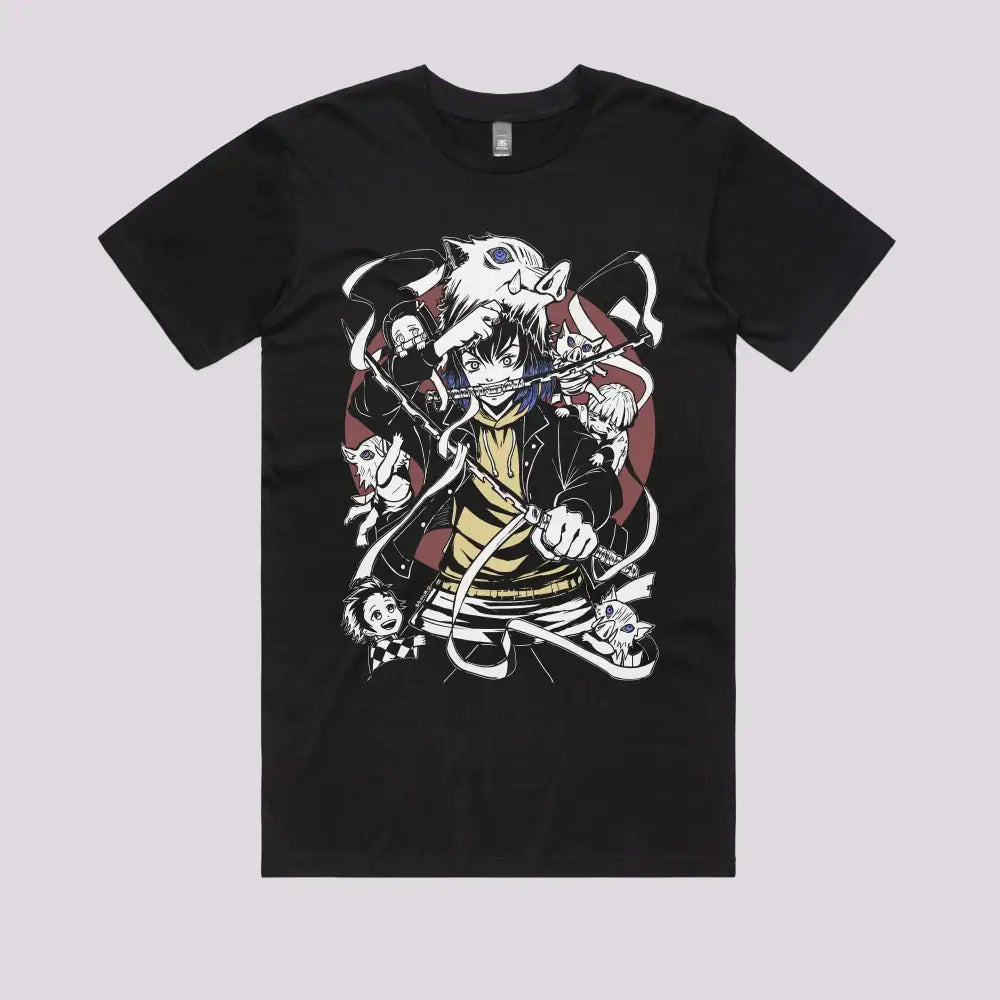 Inosuke Unmasked T-Shirt Hoodie, Sweatshirt | CiraTrend.com (Image 2)
