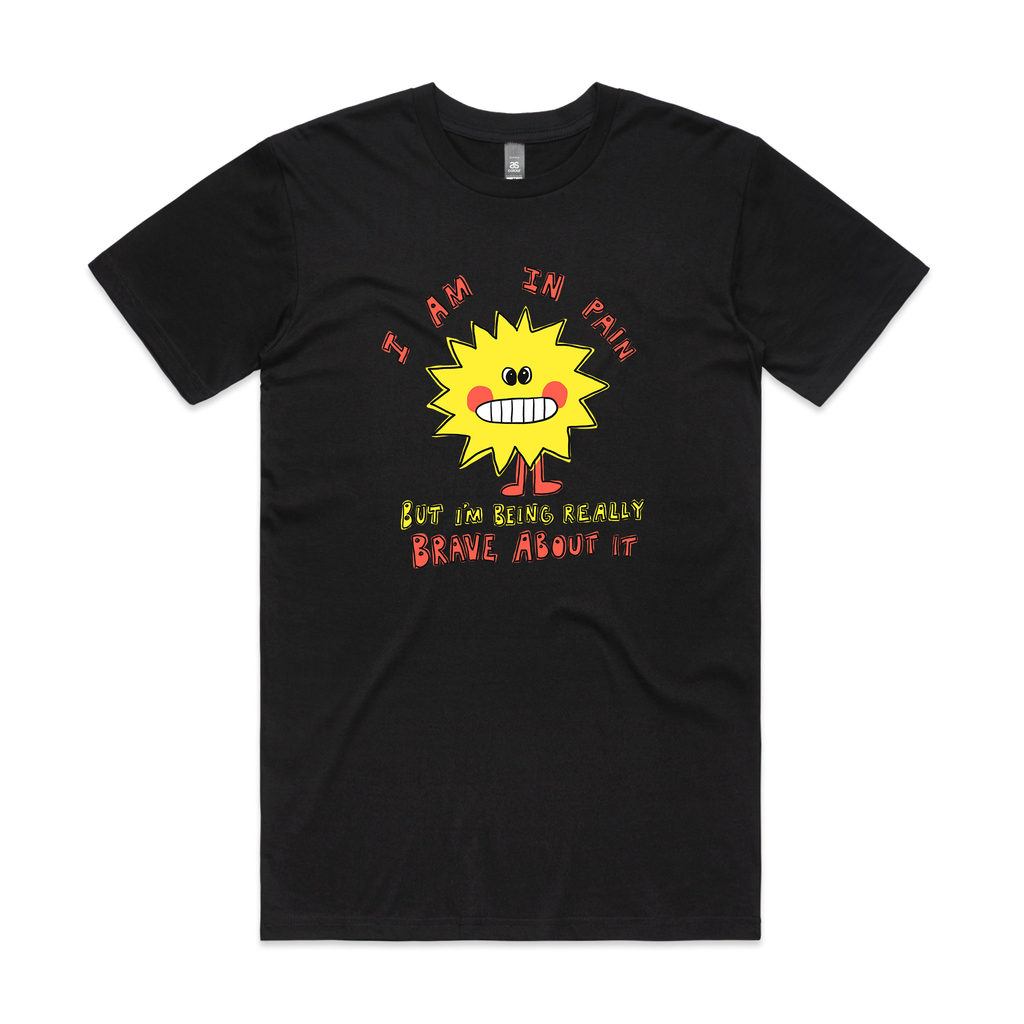 In Pain But Brave Tee Hoodie, Sweatshirt | CiraTrend.com (Image 1)