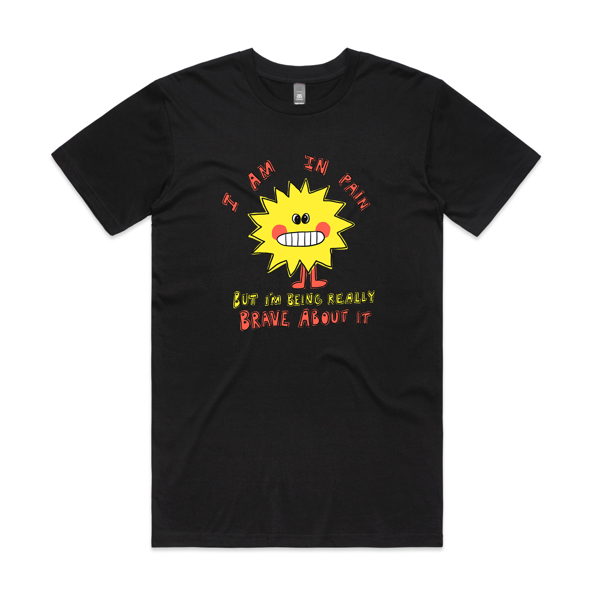 In Pain But Brave Tee Hoodie, Sweatshirt | CiraTrend.com (Image 1)