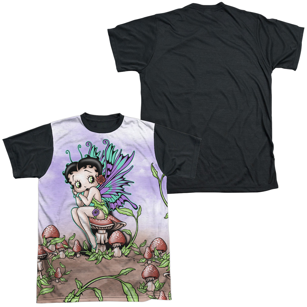 Betty Boop Fairy - Men's Black Back T-Shirt Hoodie, Sweatshirt | CiraTrend.com