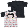 Betty Boop Symbol Sub - Youth Black Back T-Shirt Hoodie, Sweatshirt | CiraTrend.com