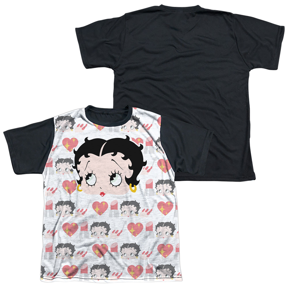 Betty Boop Symbol Sub - Youth Black Back T-Shirt Hoodie, Sweatshirt | CiraTrend.com