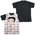Betty Boop Symbol Sub - Men's Black Back T-Shirt Hoodie, Sweatshirt | CiraTrend.com
