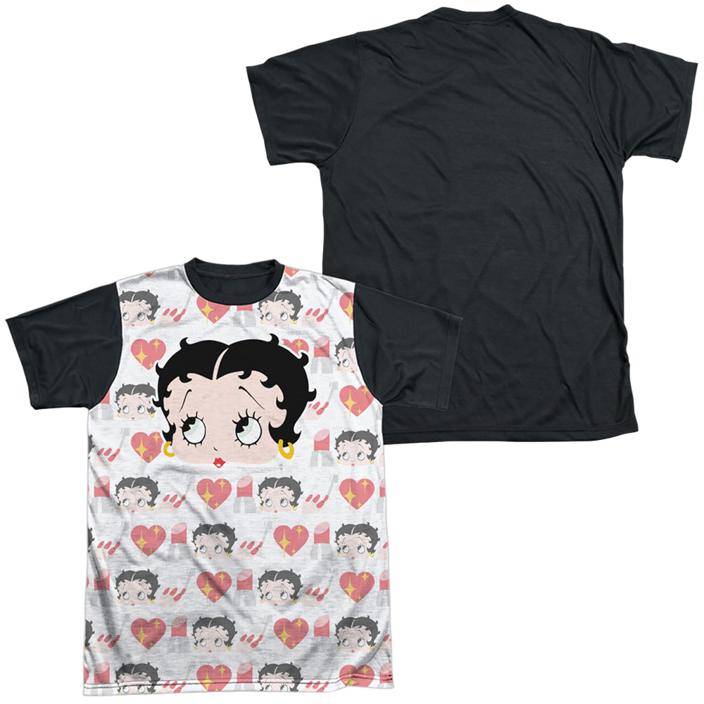 Betty Boop Symbol Sub - Men's Black Back T-Shirt Hoodie, Sweatshirt | CiraTrend.com