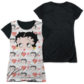 Betty Boop Symbol Sub - Juniors Black Back T-Shirt Hoodie, Sweatshirt | CiraTrend.com
