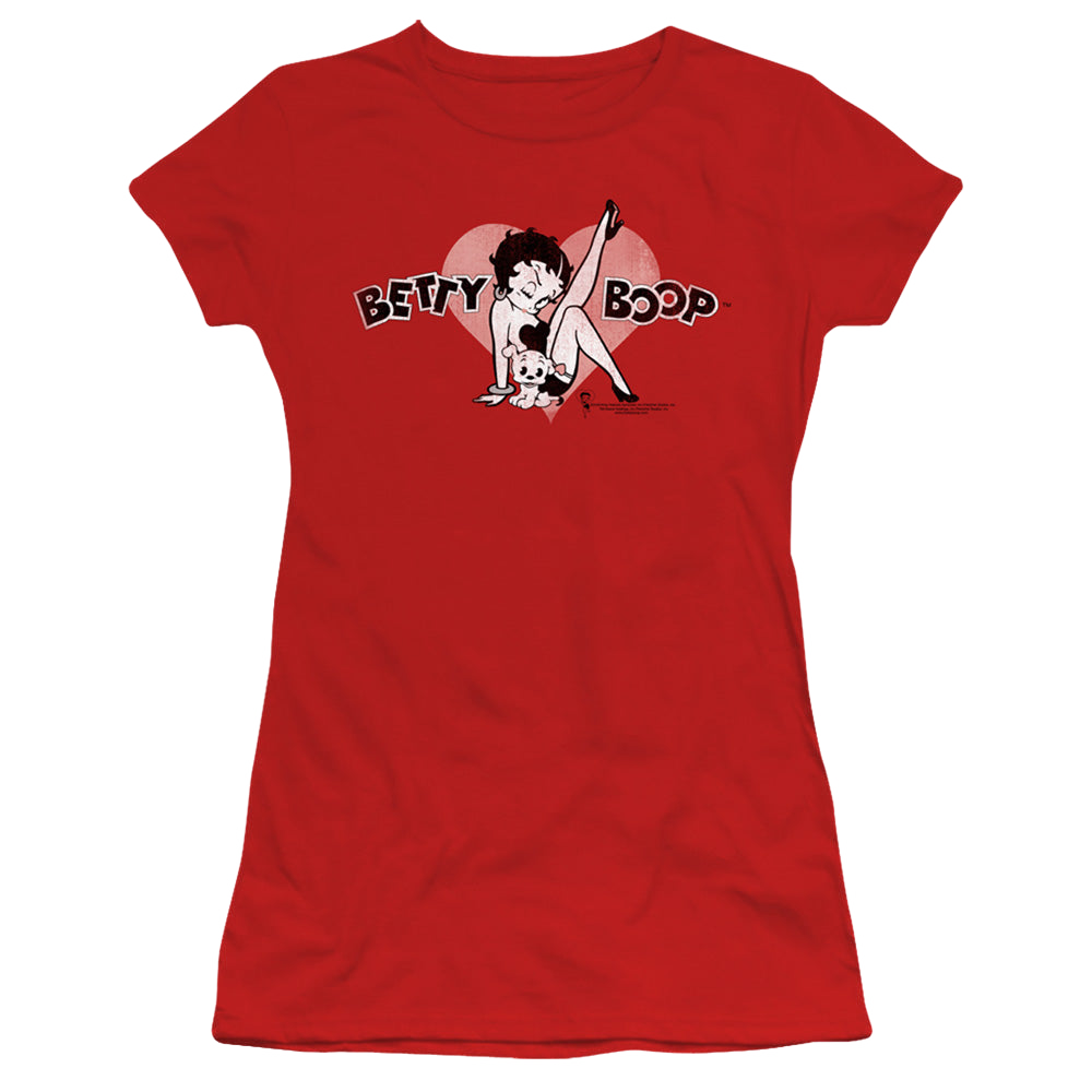 Betty Boop Vintage Cutie Pup - Juniors T-Shirt Hoodie, Sweatshirt | CiraTrend.com