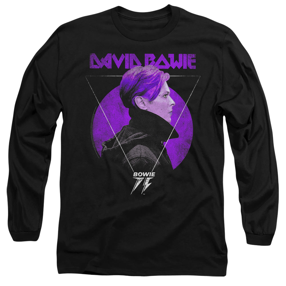 David Bowie Side Profile 75 Logo - Men's Long Sleeve T-Shirt Hoodie, Sweatshirt | CiraTrend.com