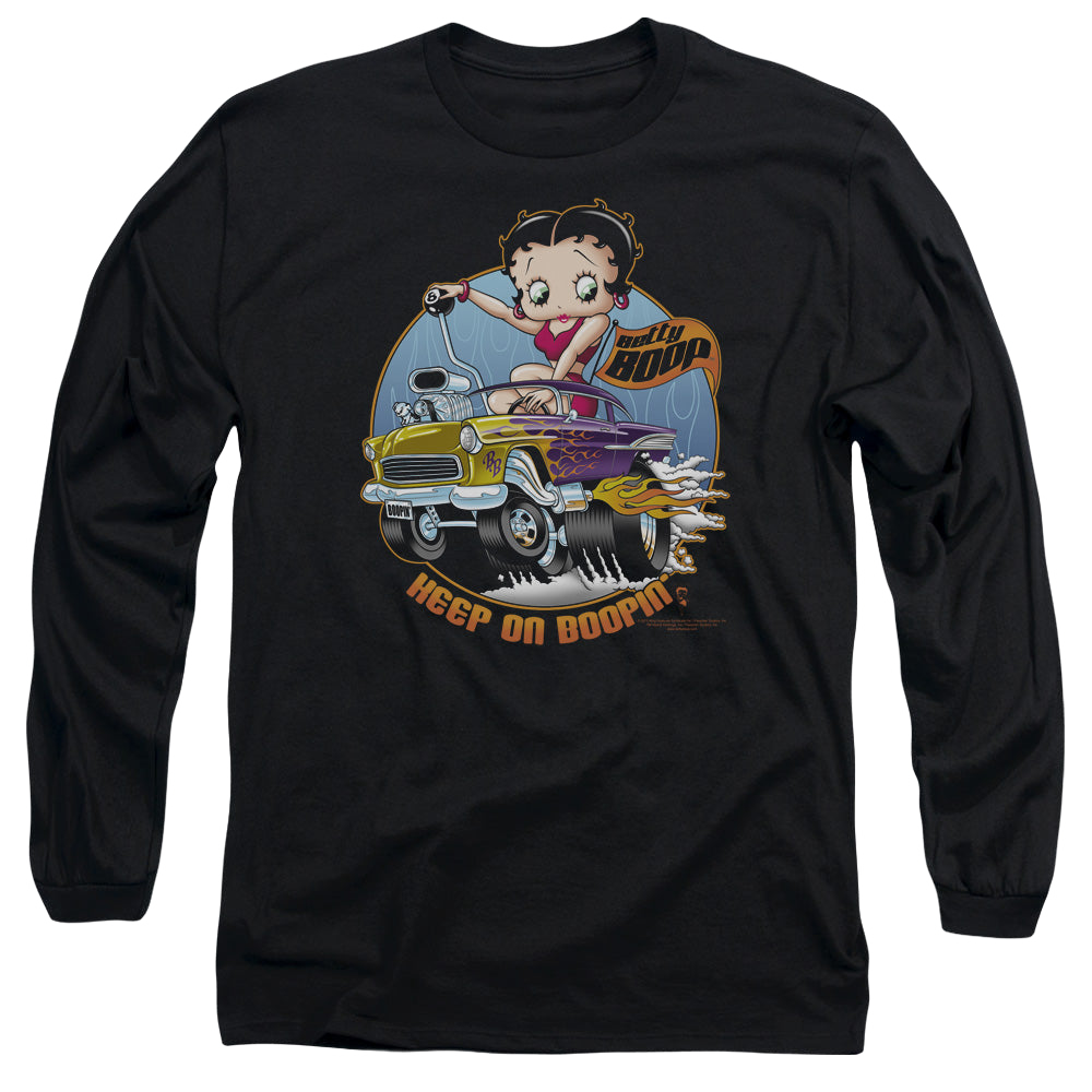 Betty Boop Keep On Boopin - Men's Long Sleeve T-Shirt Hoodie, Sweatshirt | CiraTrend.com