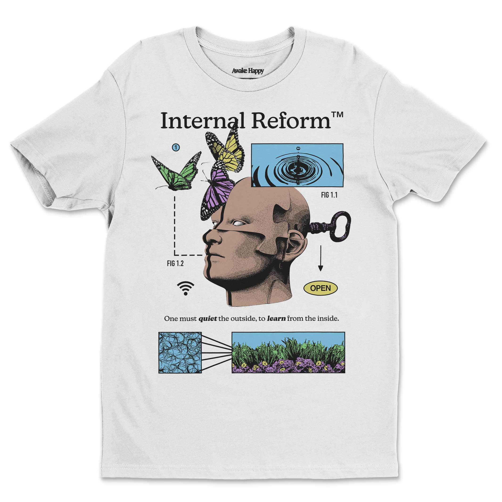 Internal Reform Color Tee Hoodie, Sweatshirt | CiraTrend.com (Image 4)