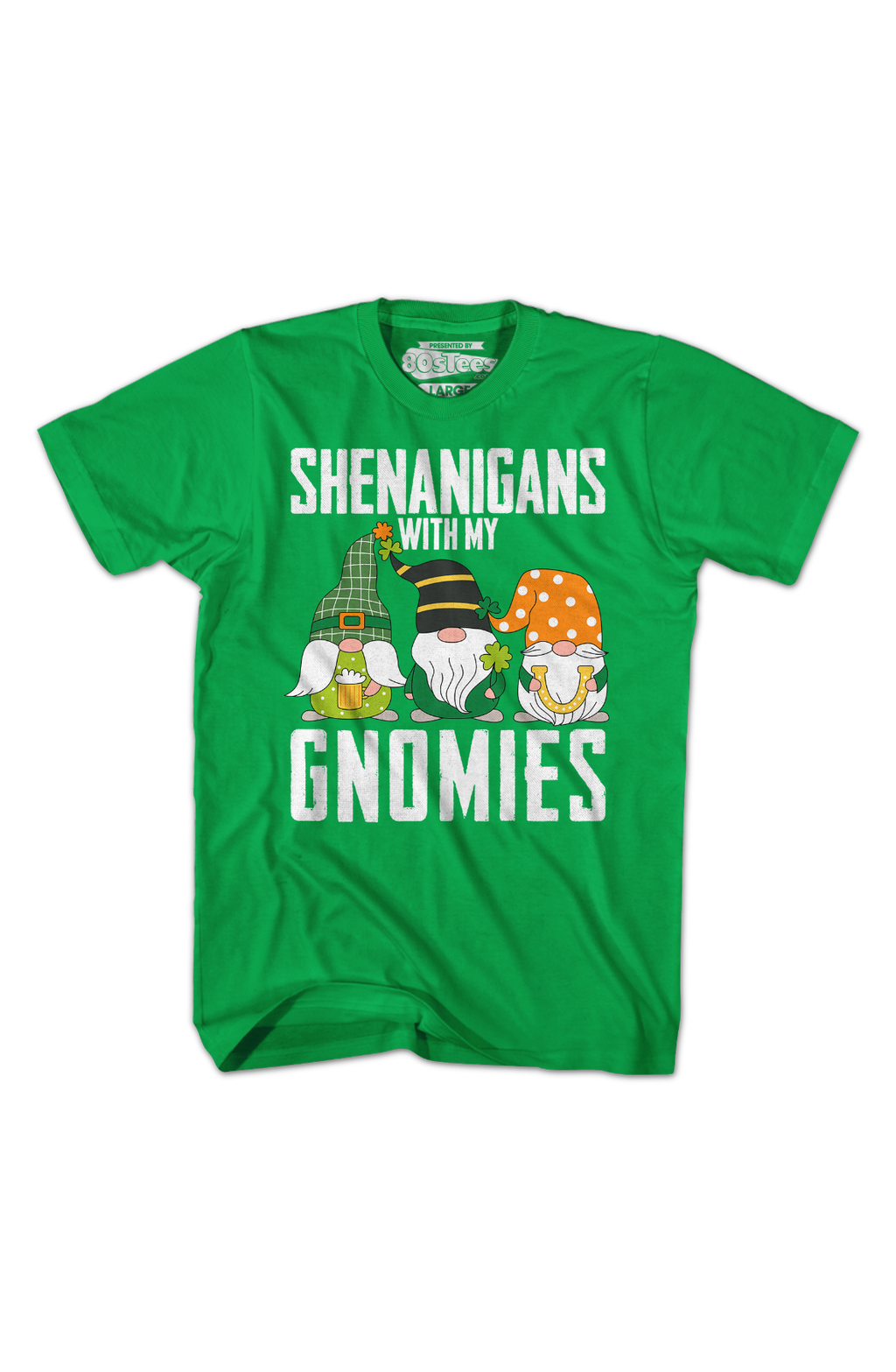 Irish Green Shenanigans With My Gnomies T-Shirt Hoodie, Sweatshirt | CiraTrend.com (Image 2)