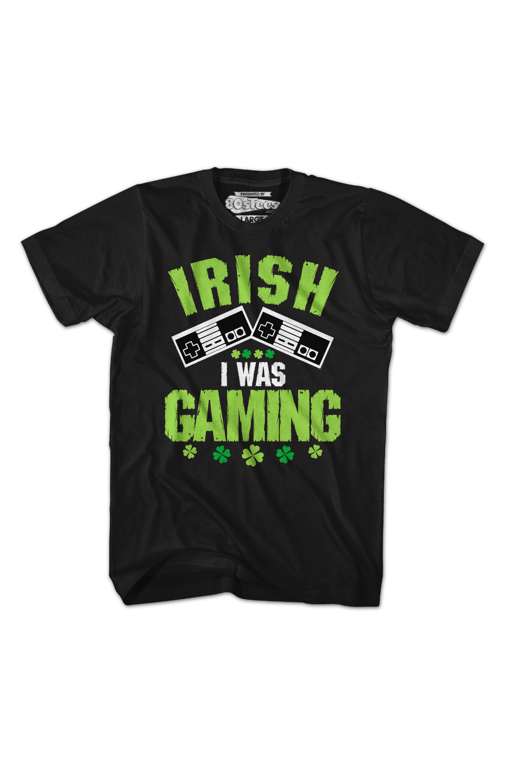 Irish I Was Gaming T-Shirt Hoodie, Sweatshirt | CiraTrend.com (Image 2)