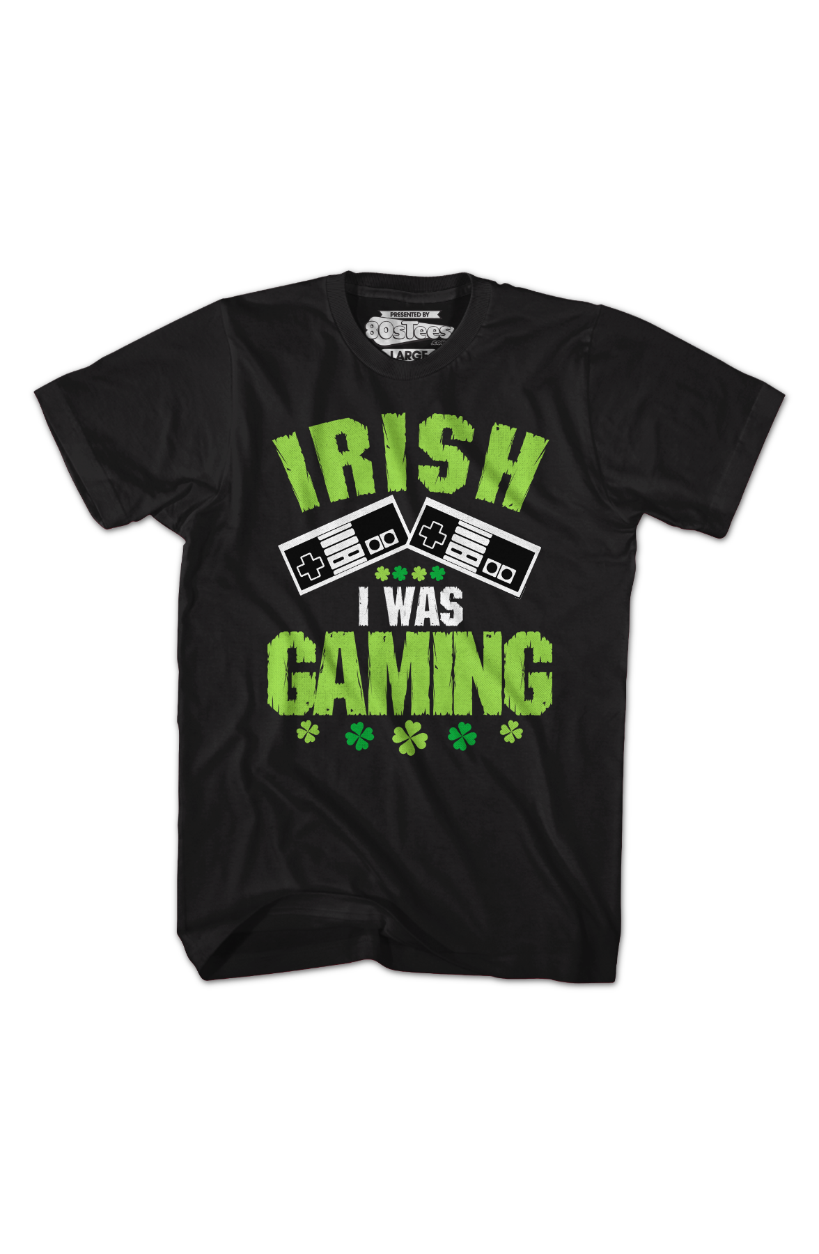 Irish I Was Gaming T-Shirt Hoodie, Sweatshirt | CiraTrend.com (Image 2)