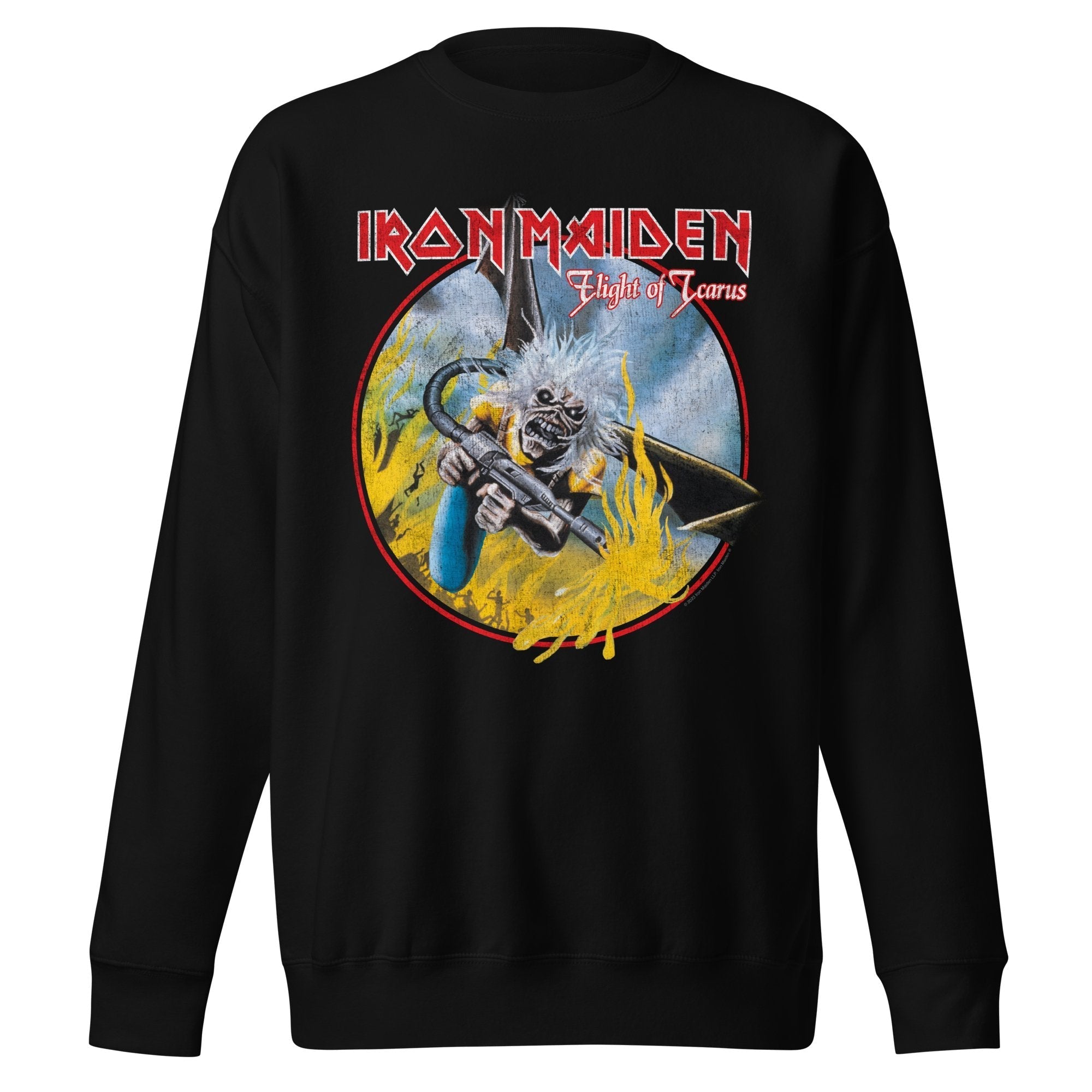Iron Maiden - Flight of Icarus Jumbo Print Sweatshirt T-Shirts, Hoodie | CiraTrend.com (Image 1)