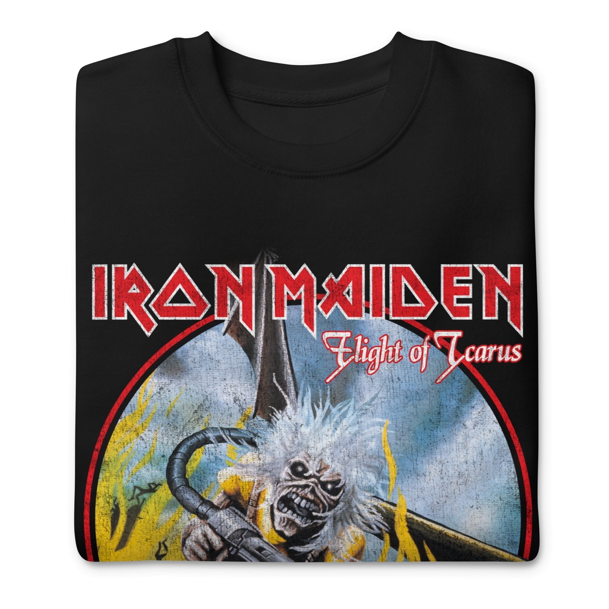 Iron Maiden - Flight of Icarus Jumbo Print Sweatshirt T-Shirts, Hoodie | CiraTrend.com (Image 4)